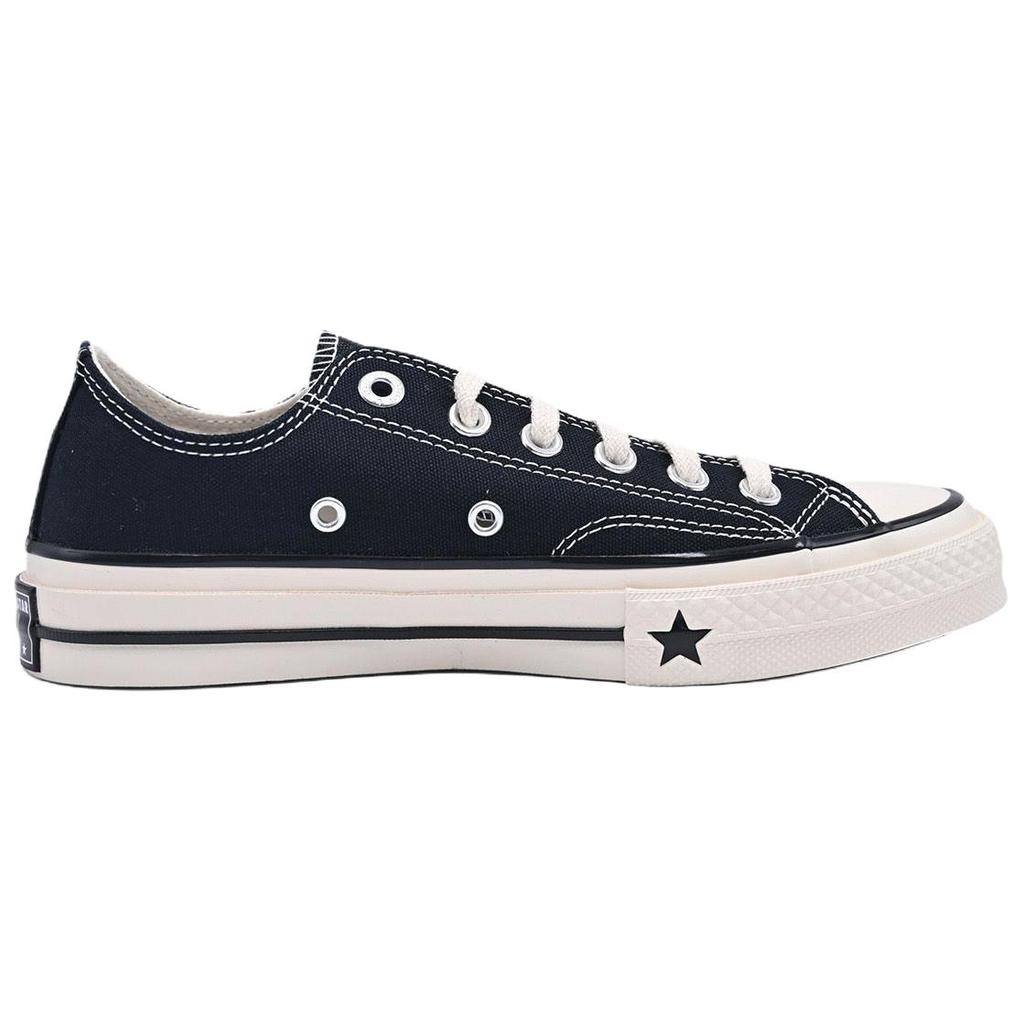 Converse Chuck 70 X Comfortable Sports Low Top Canvas Shoes Unisex sneaker Black A24228C