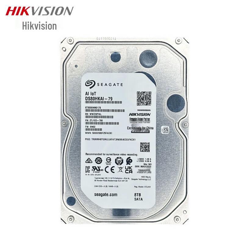 

Hikvision DS80HKAI Series Surveillance Hard Drive
