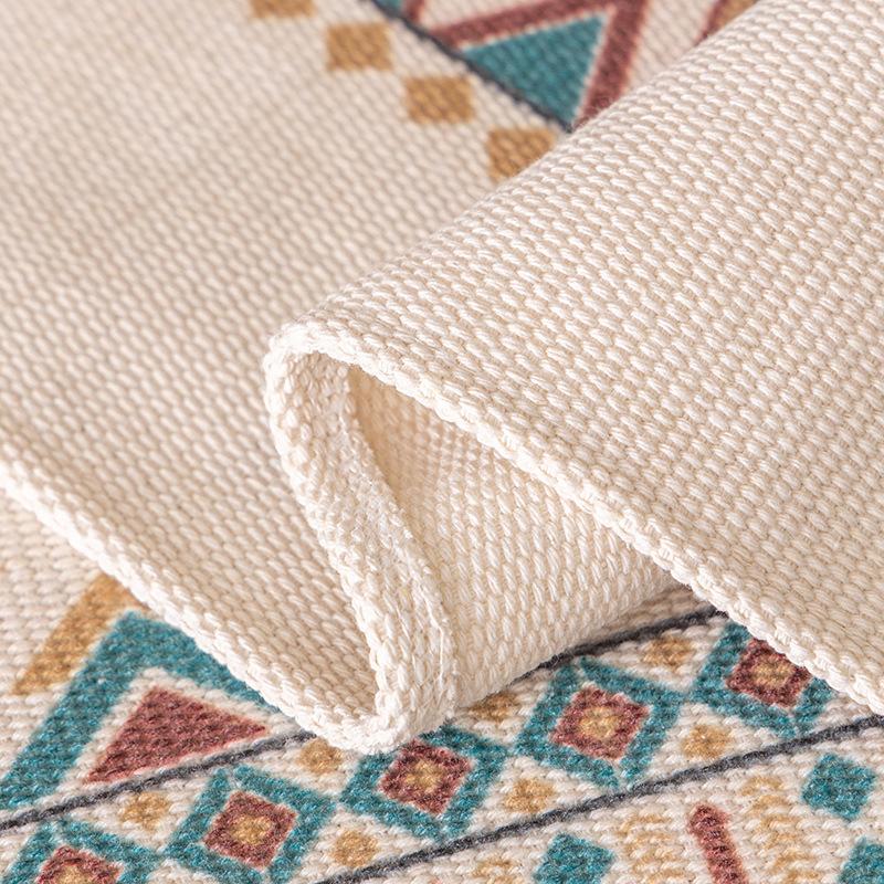 Cotton and Linen Sofa Cushion Four Seasons Universal Wind Backrest Towel Cover Cloth Non-Slip Sofa Cover Towel