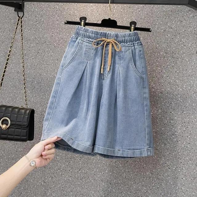 Summer Jeans Shorts Pants Women Pants Loose Casual Denim Female Casual Trousers 4XL