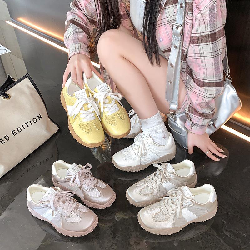 thick-soled little white shoes women's 2025 summer new lightweight and breathable casual sports shoes soft-soled running Forrest Gump women's shoes