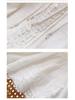 Women's Long Sleeve Elegant Tencel Linen Dress - French Southern Summer Vacation Style