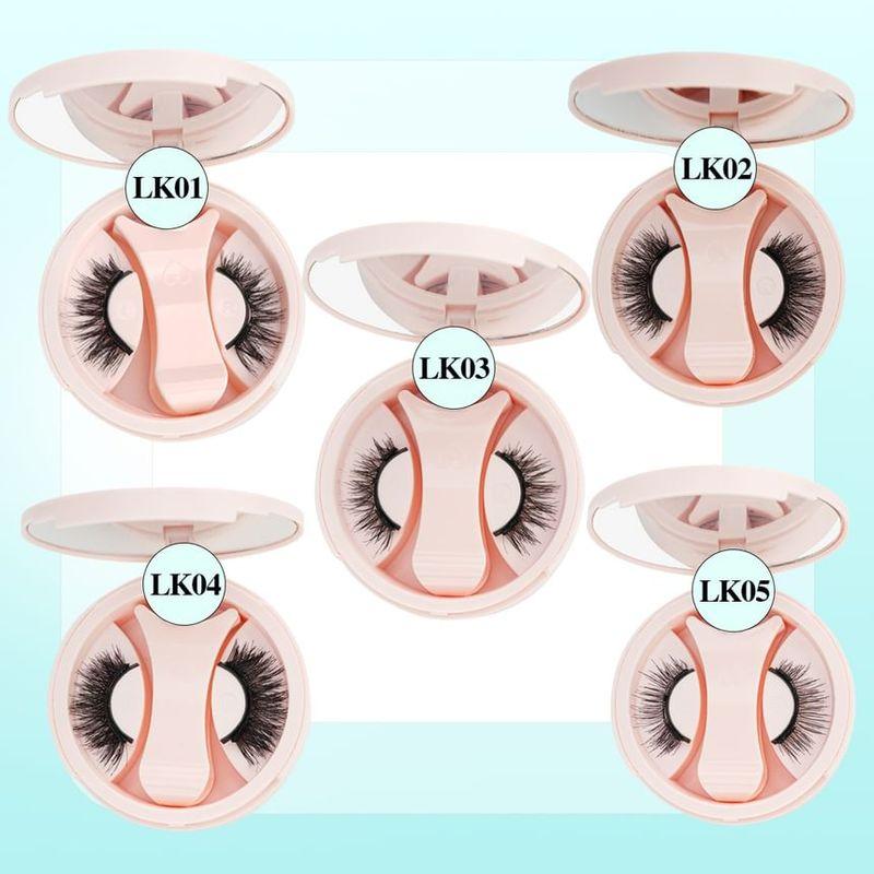 Lashie - Magnetic Dense False Eyelashes with Mirror Case