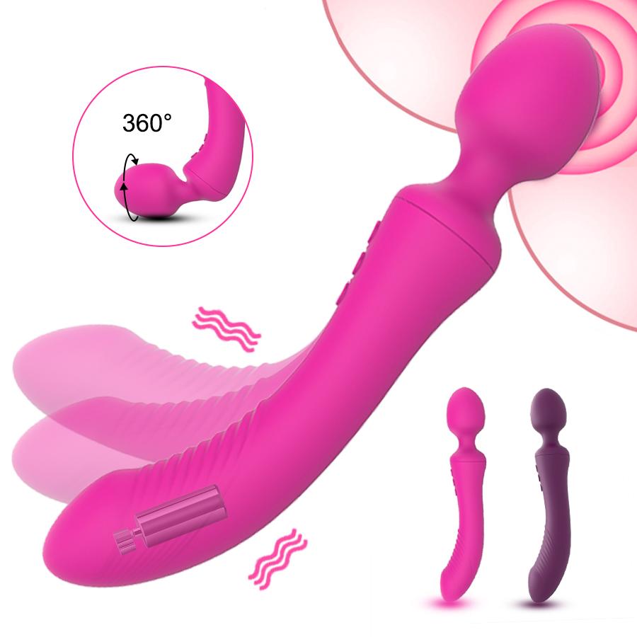 AV Vibrator Sex Toys pro ženy Kouzelná hůlka Stimulátor klitorisu Bod G Vibrační ženský masturbátor
