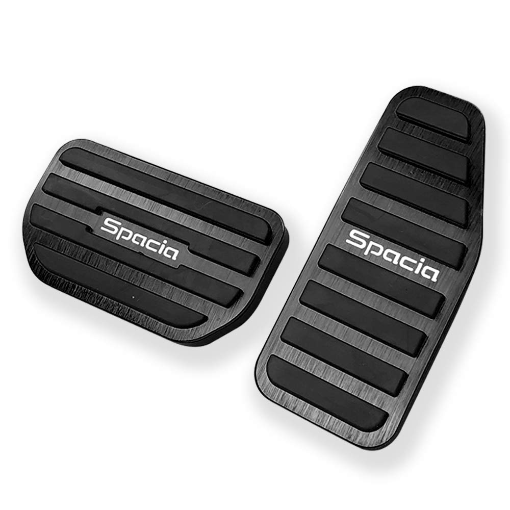 LEXLEYS Suzuki Spacia Spacia Gear MK53S Aluminum Pedal Accelerator Brake Cover No Tools Required Rubber Cover Custom Part - - Anti-Slip - - Dress-Up чёрный