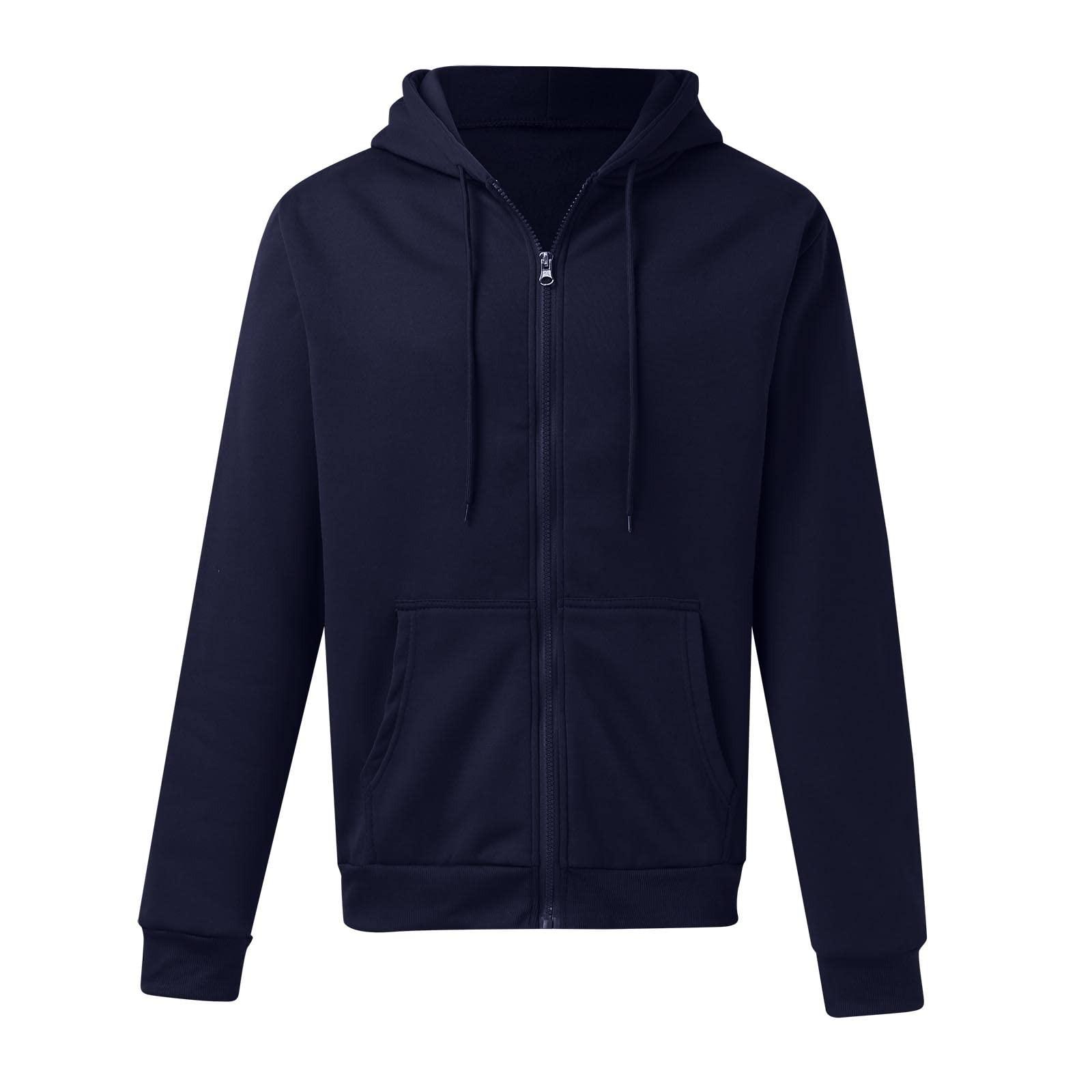 Men s Loose Casual Hooded Sweatshirt Men s Color Loose Casual Sweatshirt S тёмно-синий