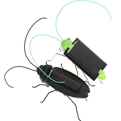 Solar Powered Educational Grasshopper Simulation Insect Prank Trick Toy