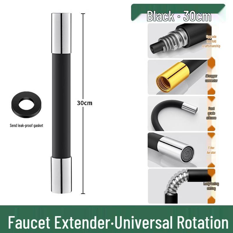 

Универсальная медная удлинительная трубка для смесителя с вращающимся мягким шлангом против брызг