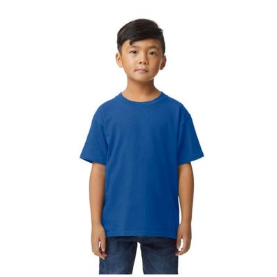 Tricou tubular cu greutate medie Softstyle pentru copii/copii