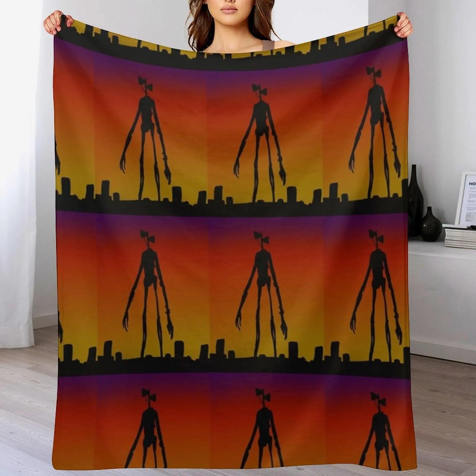 

Siren head Throw Blanket Versatile Cozy Throw Blanket for All Occasions 102x76cm(40x30in)