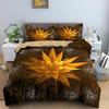 Mandala Flower Duvet Cover Set Bohemian Comforter Cover Exotic Floral Double Queen King Size Comforter Cover For Teens Adults