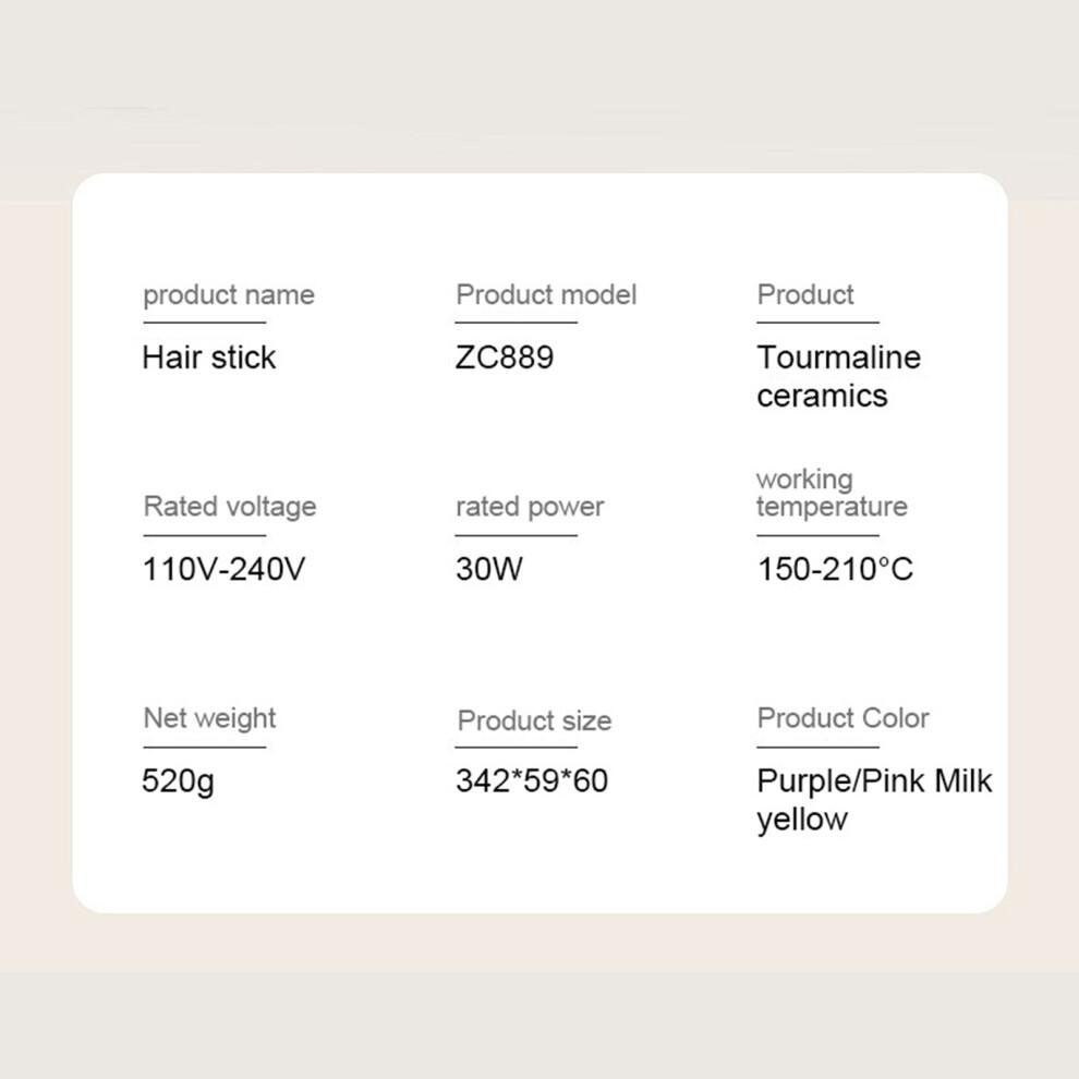 28mm Kulma na vlasy Elektrické krimpovací kleště Styling vlasů-EU Růžová