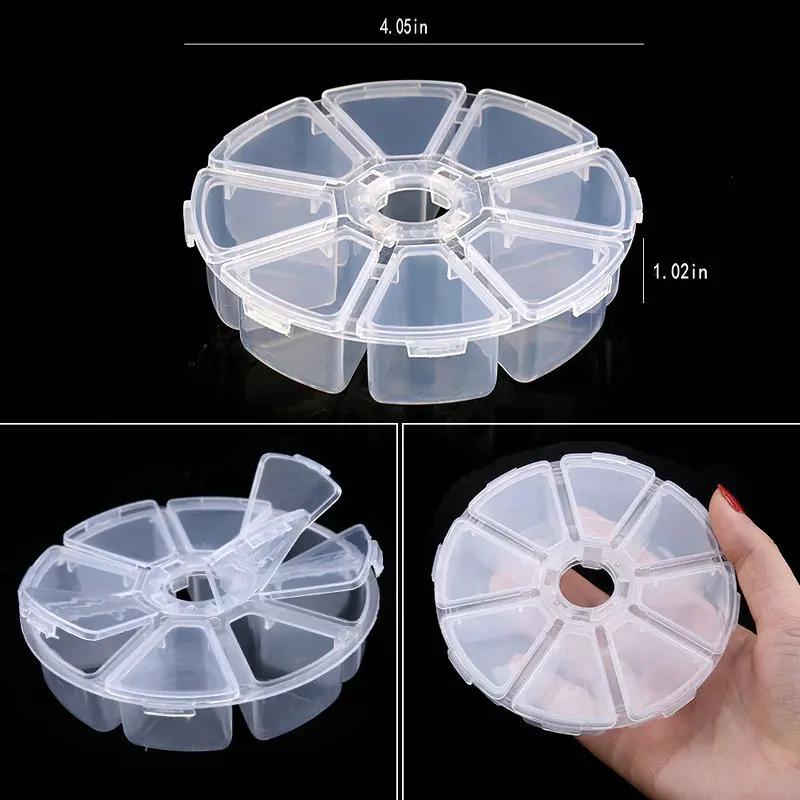 Transparent Plastic Storage Jewelry Box Compartment Adjustable Container For Beads Earring Box For Jewelry Rectangle Box Case 937₽
