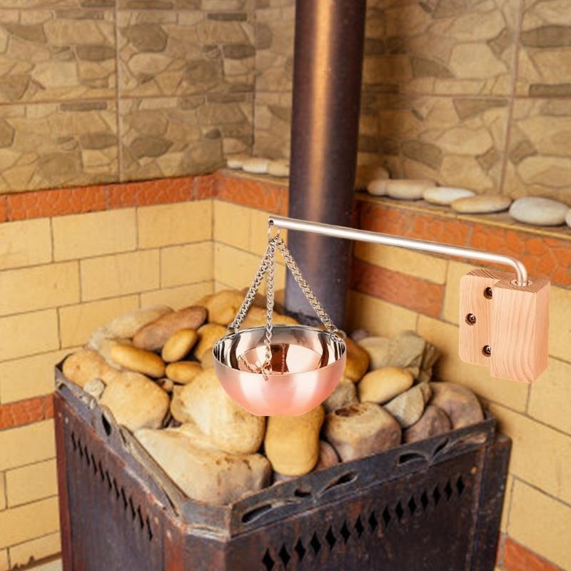 Stainless Steels Sauna Oil Cup Aromas Oil Holder Aromas Bowl Cup Essential Oil Fragrances Diffuser Bowl Enduring