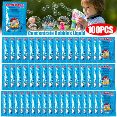 Neu 100 ML-1000 ML Konzentrat Blasen Flüssigseife Wasser Seifenblasenpistole Zubehör Seifenblasen Flüssigblasen Minen 10 ML/1 Stück