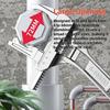 Cheie pentru Repararea Chiuvetei și Robinetului Deschidere Mare 6-68mm Reglabilă Cheie pentru Instalații Sanitare de Baie
