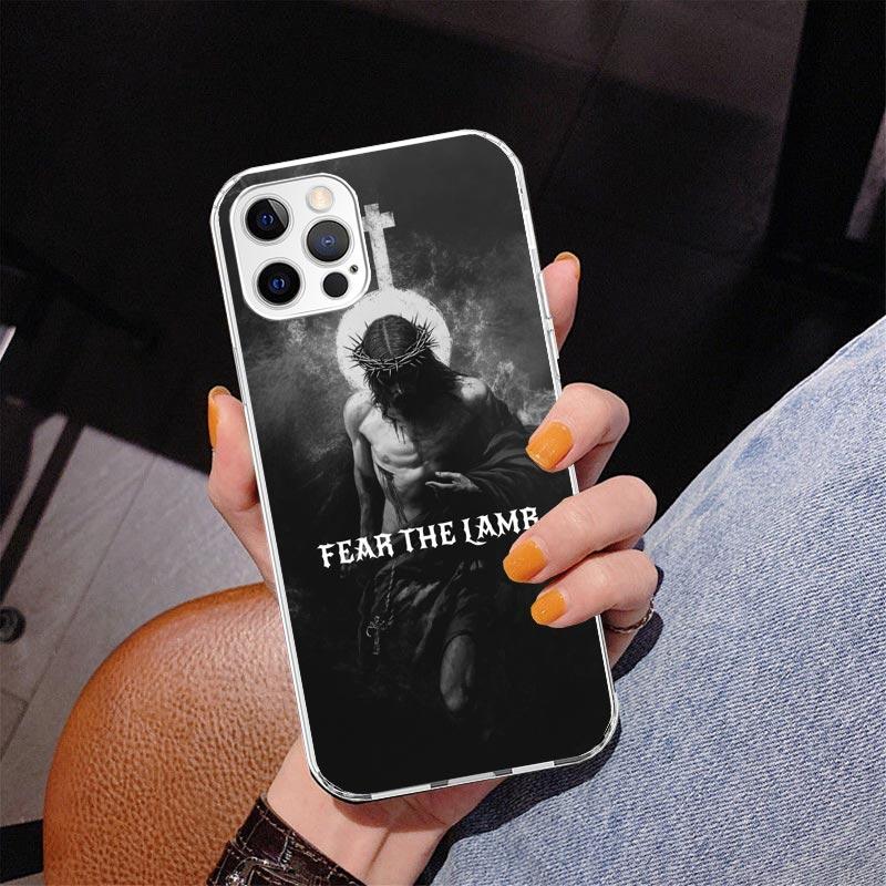 Son Of God Jesus Cross Holy Light Phone Case For iPhone 17 Air 16 Pro Max 16E 15 + 14 Plus 11 12 13 Mini 7 8 SE Gift Print Cover