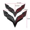 Emblème de Voiture ABS 3D Autocollant Coffre Arrière Capot Avant Badge de Remplacement Décoration Extérieure Pour Corvette C5 C6 C7 C8