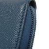 Used 10097 COCO Button Coin Purse A84061 7943 Excellent Condition CC Mark Zip Around 22nd Series COCO Mark Caviar Skin