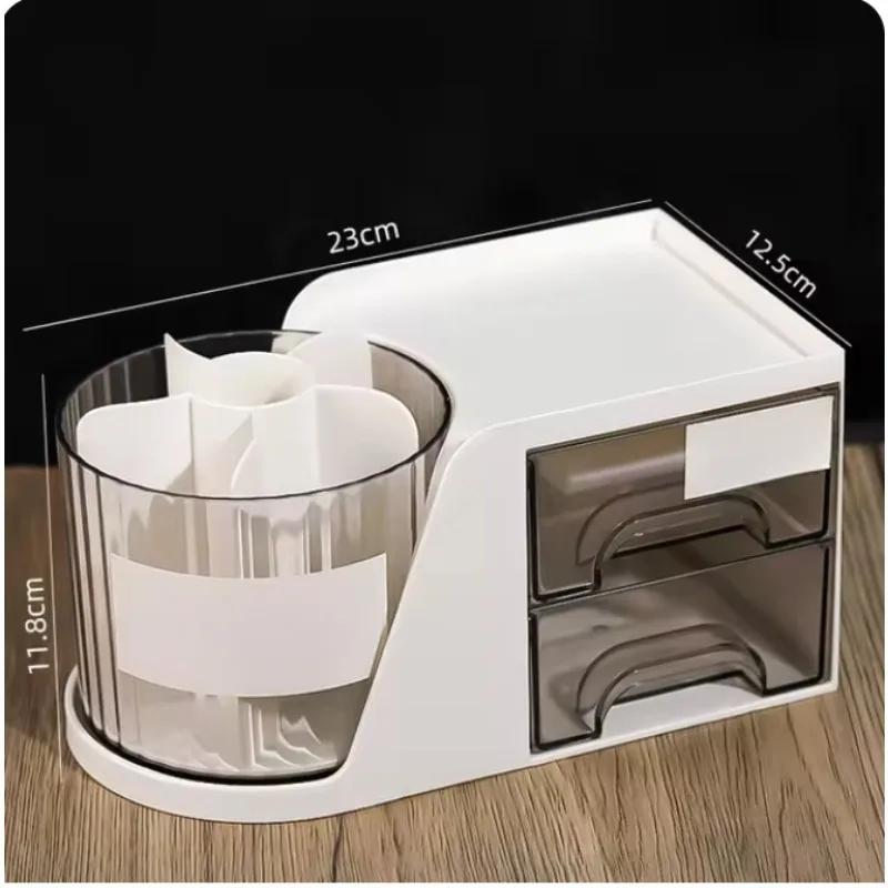 Nail Art Tools Storage Box Cotton Swab Container Nail Accessories Makeup Brush Organizer Boxs Nail Brush Pen Holder nails tool белый