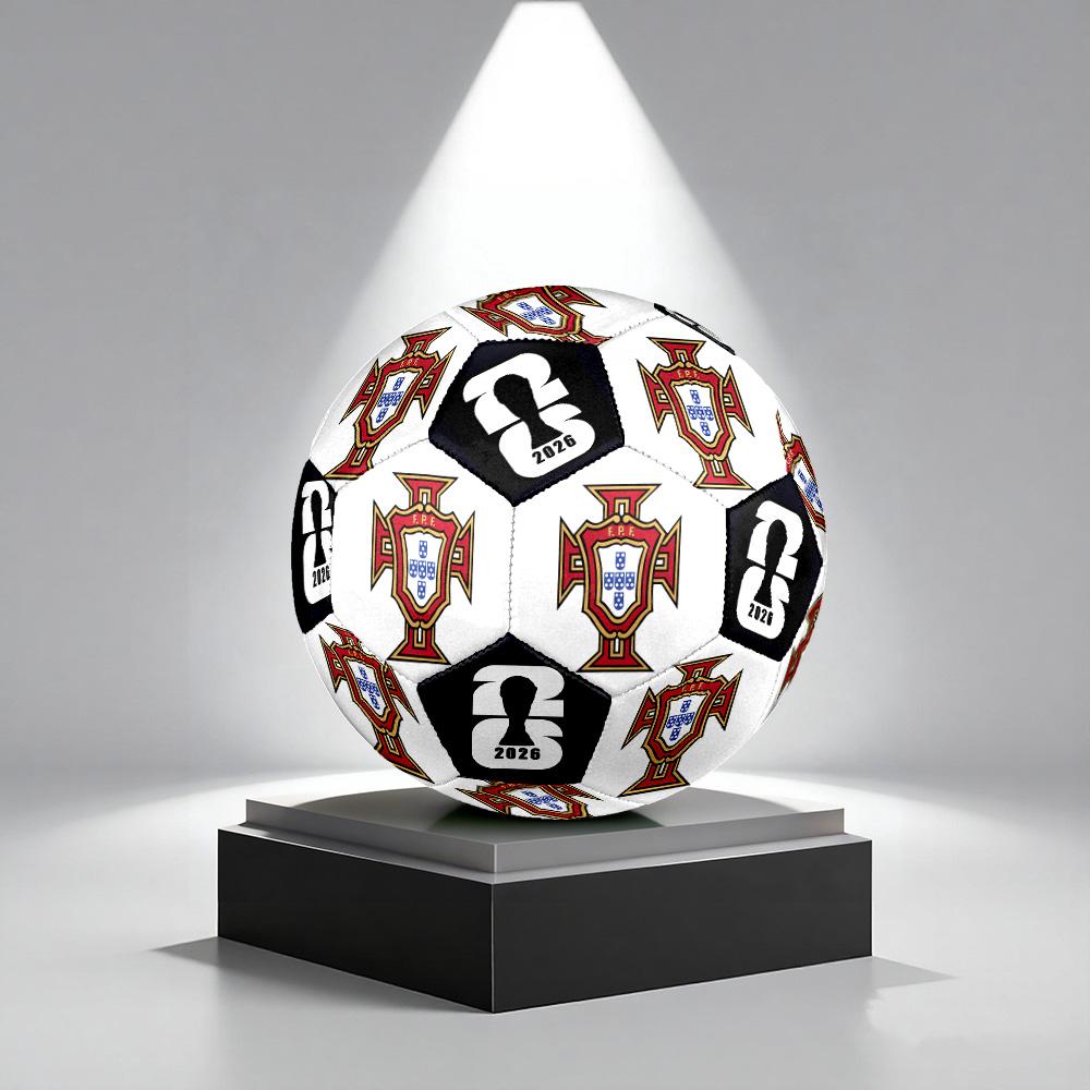 1pc Portuguese Football Size 5 Soccer Ball Professional Match Training Football Indoor &Outdoor Sports Ball Club Training Ball Lightweight Durable Y44