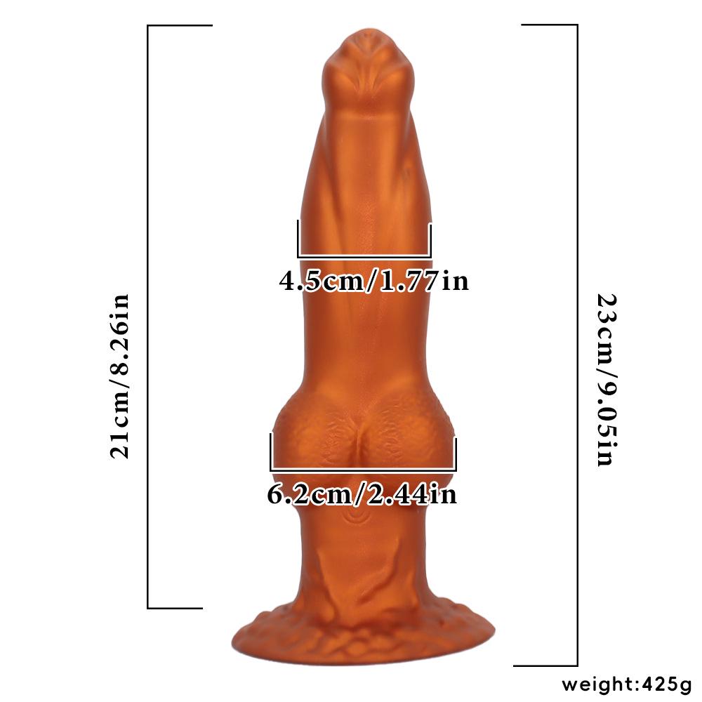 Popular Silicone Realistic Alien Dog Dildo for Adult Pleasure - Anal Plug and Anus Dilator