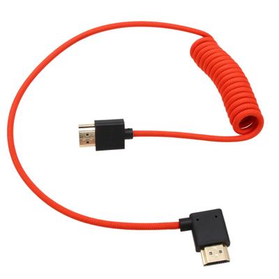HangTon HDMI 8K 4K 50p Kabel für ATOMOS Ninja Shinobi Indie 7 Portkeys Feelworld Sony Canon C70 XF605 ZCAM E2 S6 Linker Typ A HDMI Geflochten 50cm LUT6,