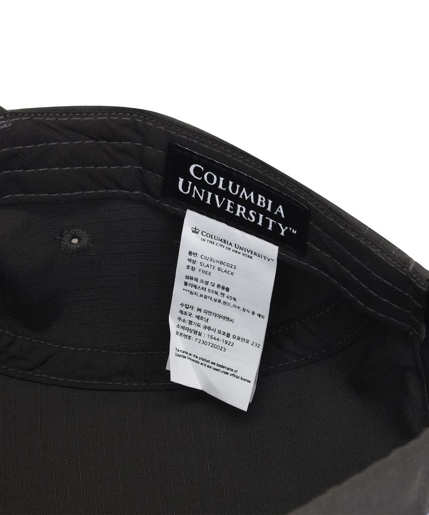 COLUMBIA UNIVERSITY M-Label Ripstop Camp Cap Slate Black