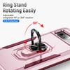 For Google Pixel 8a Case Military Grade Ring Kickstand PC + TPU Phone Cover