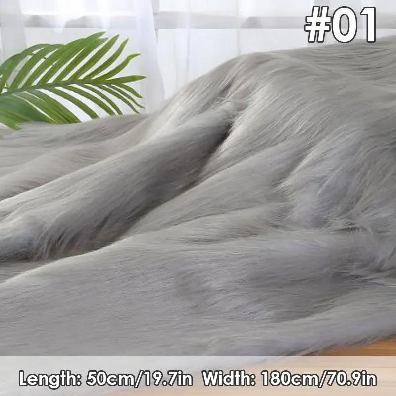 50x180cm Premium Faux Fur Backdrop Fabric Cosplay Photo Studio Decor DIY Anime Costumes Ears Craft Material Plush Cloth