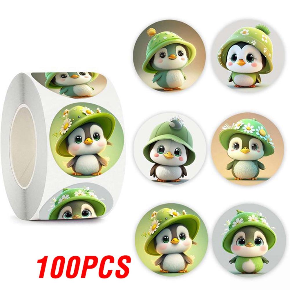 100-500Pcs High-Quality Cartoon High-Quality Cute High-Quality Penguin High-Quality Sticker High-Quality Reward High-Quality Praise High-Quality