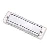 KONGSHENG AM 20D Phosphor Bronze Reed 10 Hole 20 Tone Blues Harmonica In the Key of C(White)