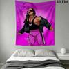 Bret Hart cool Wall Tapestry Aesthetic Wall Hanging Printed Fabric Blanket Decorative Tapestries for Bedroom Living Room Home Decor