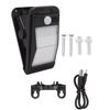 1 PC USB Solar Clip Lamp With Built in Battery USB Human Body Induction 72 Led Light for Outdoor Courtyard Garden Terrace