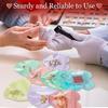 5/10/20PCS Colored PVC Heart-shaped Jewelry Self Sealing Bag Wedding Christmas Love Gift Sealed Bag Candy Packaging Bag