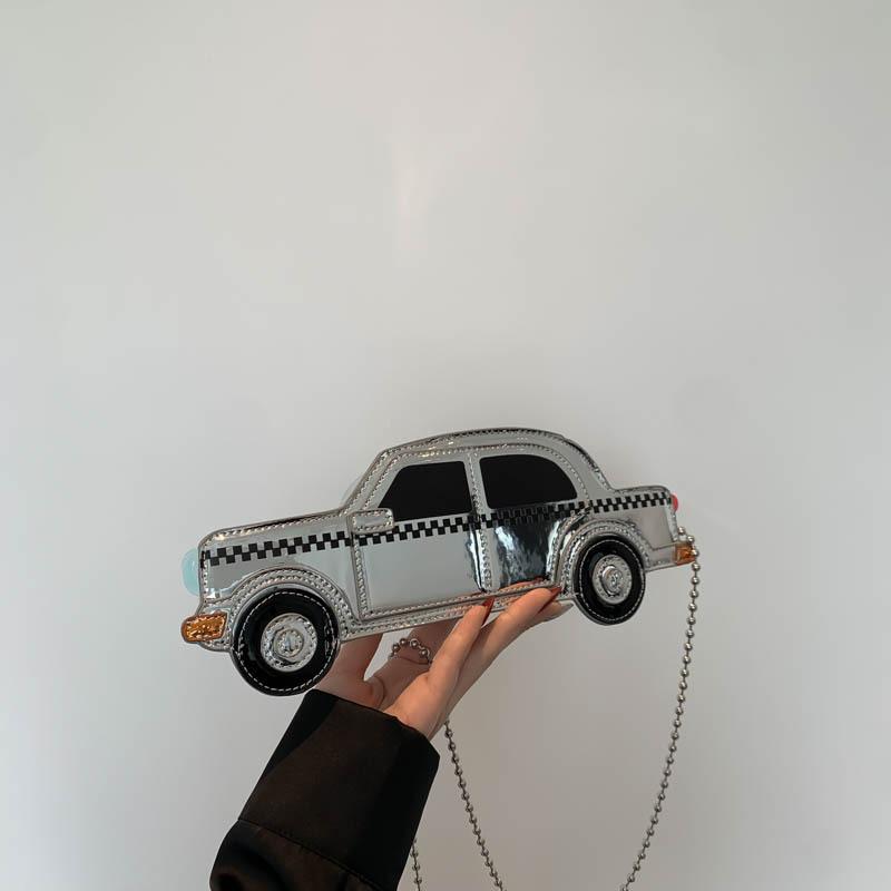 

Креативная персонализированная маленькая сумка для автомобиля 2024 года, новая сумка через плечо с игрушечной машинкой, симпатичная модная сумка-мессенджер для мужчин и женщин прилив