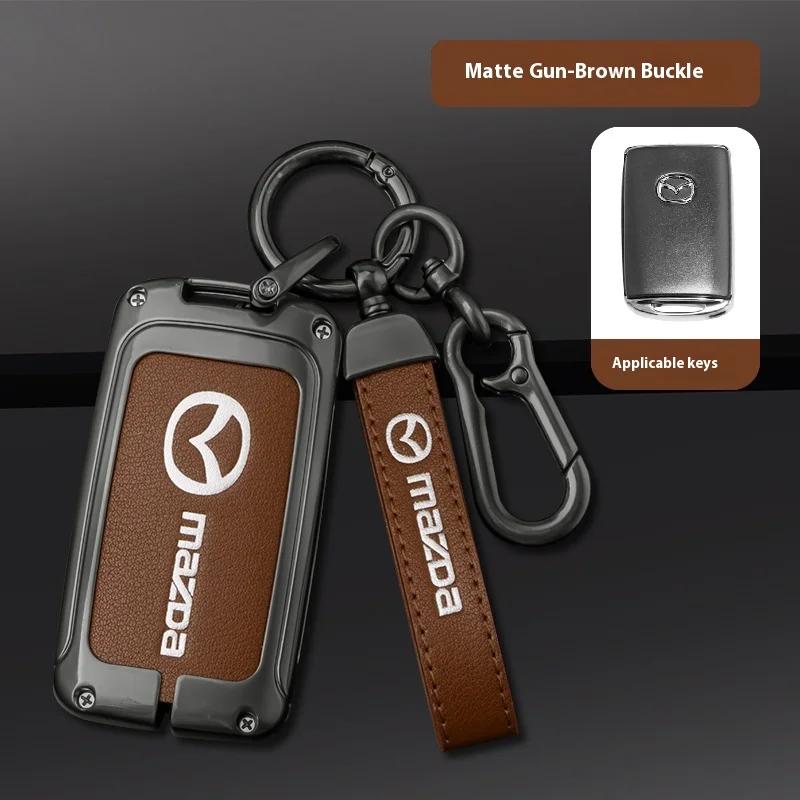 2025 Hot For Mazda Axela Atenza 3 2 6 CX3 CX5 CX30 CX8 CX9 MX5 RX7 RX8 SKYACTIV Zinc Alloy Car Key Holder Remote Protector Car K