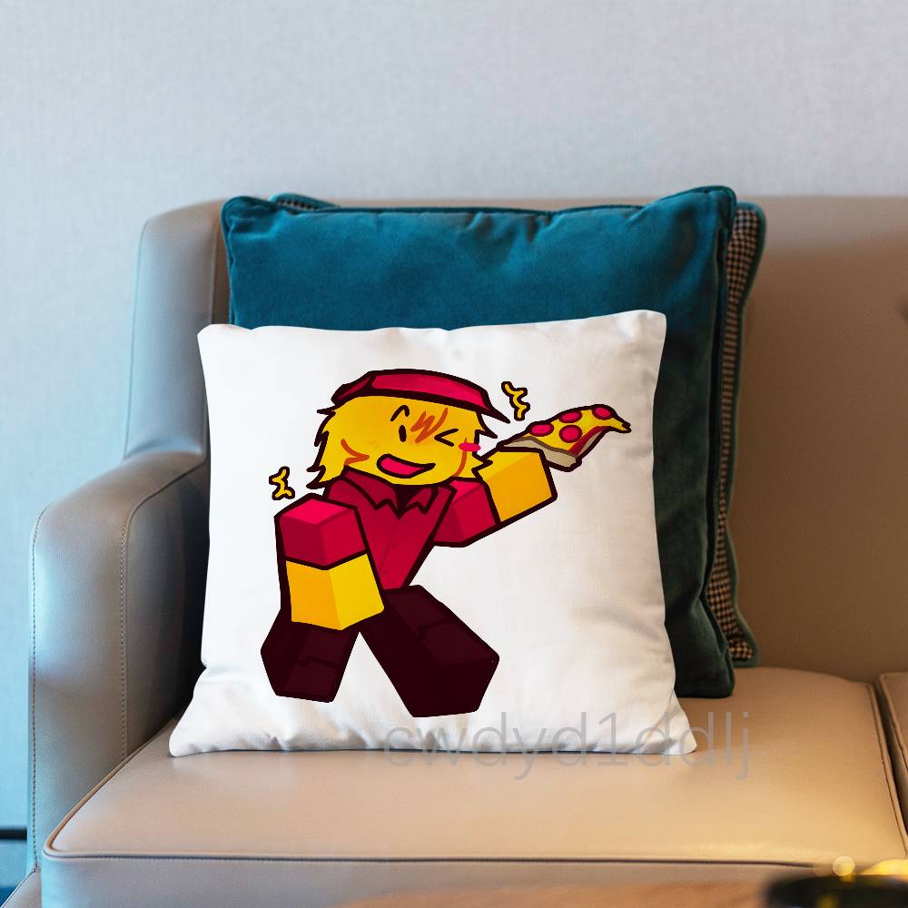 EElliot Anime Pizza Pillowcases Cute Funny Pillow Case For Wedding Party Home Decor Comfy Pillow Cover