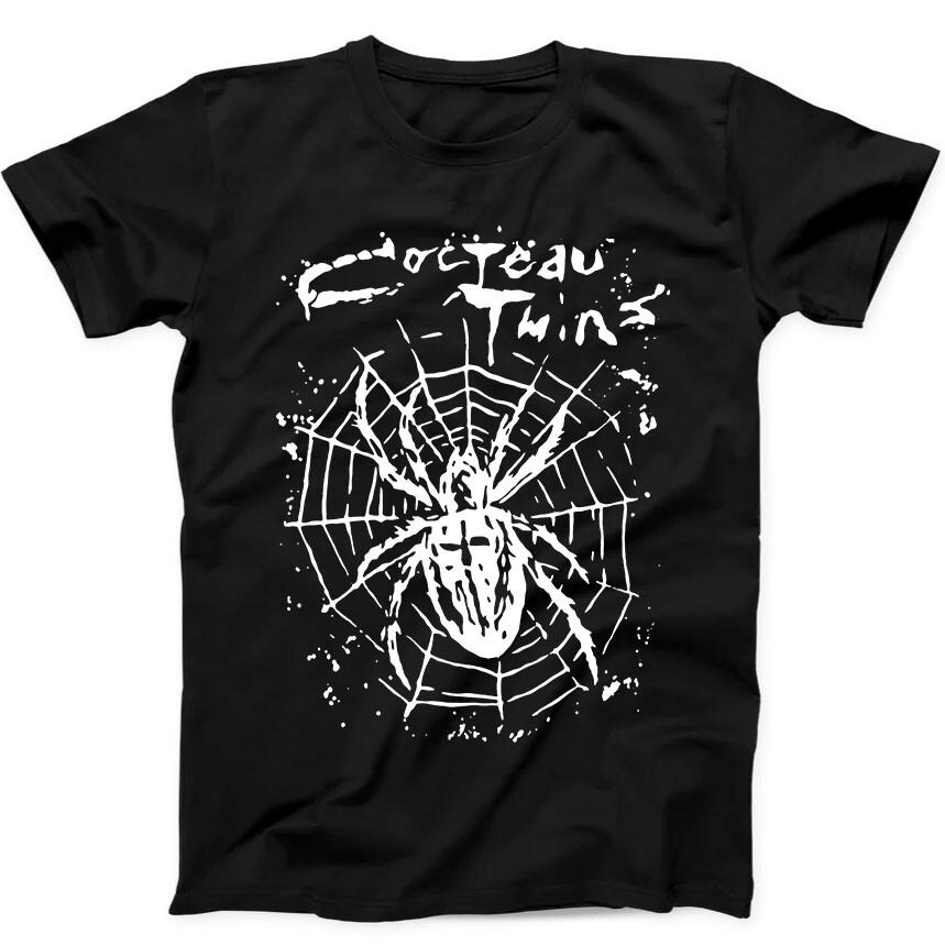 Cocteau Twins Spider Punk Rock Music Gift Tee Black T Shirt 121 Unisex T-Shirt XXXL