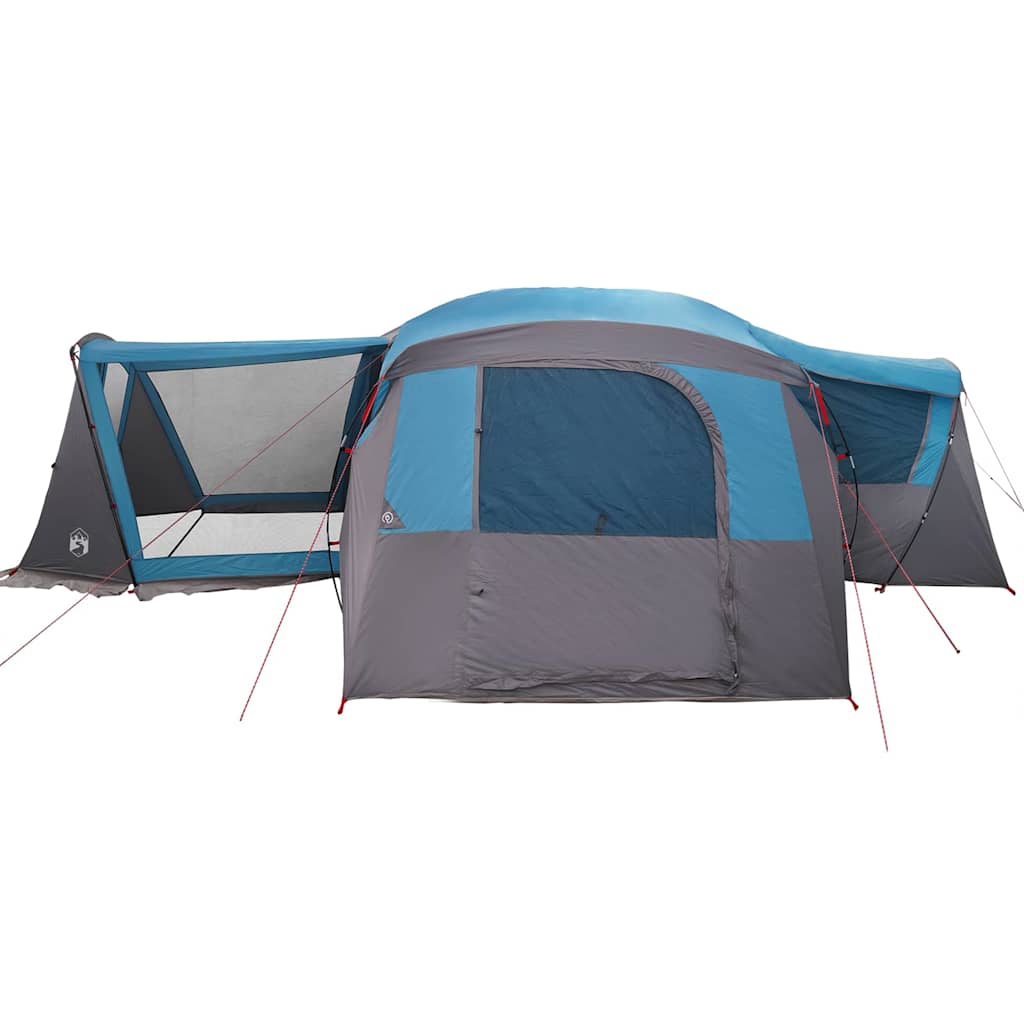 Family Tent for 20 Persons Blue and Gray 745 x 700 x 217 cm