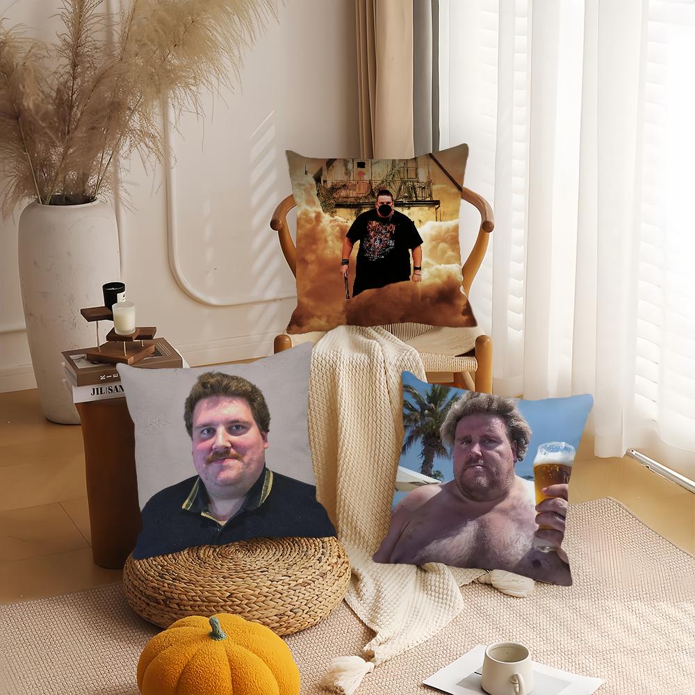 Fun R-Rainer Winkler D-Drachenlord Pillow Case Bedroom Sofa Living Room Backrest Decoration Square Cushion Nap Time