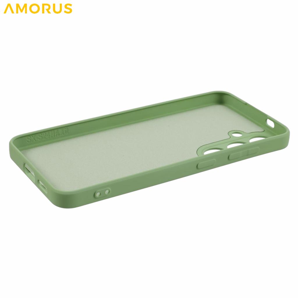 For Samsung Galaxy S24 Case Precise Cutouts TPU Fiber Lining Shockproof Phone Cover