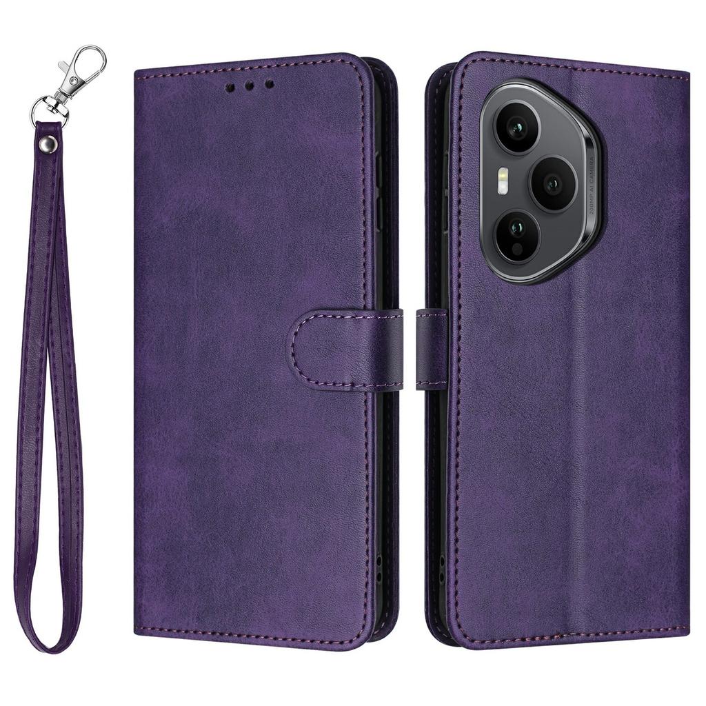 For Honor 400 Pro 5G (Global) Case Flip Stand PU Leather Wallet Phone Cover Calf Texture