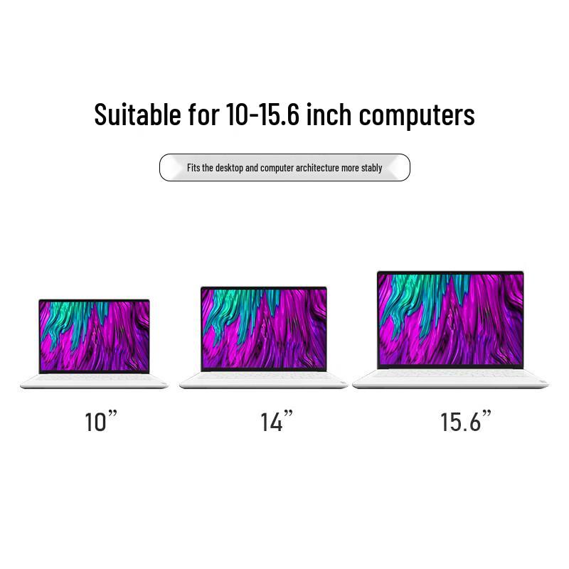 Lenovo Foldable Aluminum Laptop Stand with 6-Gear Adjustment