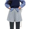 Women's High Waist Retro A-line Dark Grey Knit Shorts - Spring 2026 Collection, Petite Bootcut Base Layer