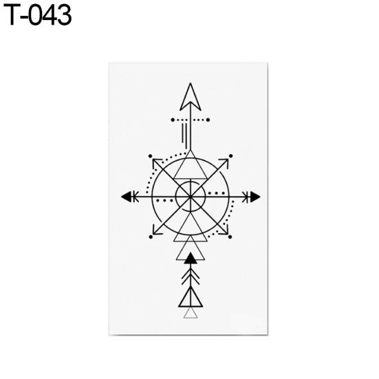 Trigram Animal Temporary Fake Tattoo Sticker Body Art Removable Decal