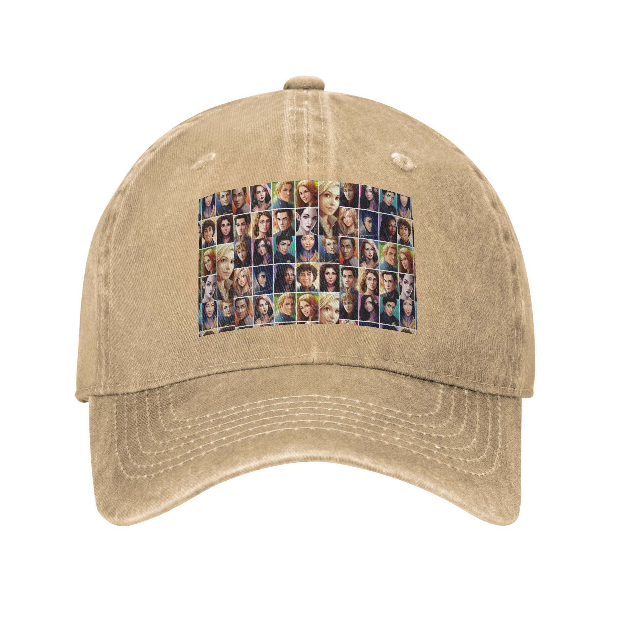 

Keeper of the lost cities character Washed Denim Cap Casual Baseball Caps Adjustable Hat Summer Unisex Baseball Hats One Size