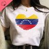 Venezuela En El Corazon Venezuelan Pride Graphic T Shirts Unisex Unisex UNISEX Cotton T Shirts Fashion Ropa Hombre