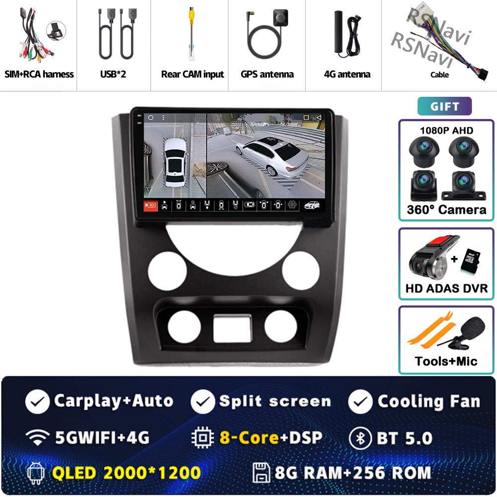 Android 14 Carplay Car Radio For SsangYong Rexton III 3 2012-2017 Multimedia Video Player Navigation GPS Stereo 2Din DVD WIFI+4G