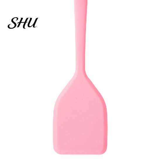Baking Scraper Heat-resistant Cooking Spoon Compact Anti-slip Household Practical Cake Spatula BPA Free Mini Spatulas for Kitchen Barbecue Tool